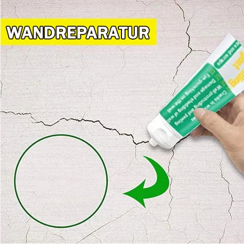🛠️ KAUFE 2. ERHALTE 1 GRATIS! 🔥 Ungiftiges Mittel zum Ausbessern von Wänden – Füllt Risse & Löcher. Leicht Zu Verarbeiten & Ideal Für Schnelle. Saubere Reparaturen Zu Hause 🏠