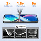 Schutzfolien mit Schablone für iPhone