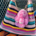 🔥Solange der Vorrat reicht 40 % Rabatt!🎉Handgemachte weiche Bunny PomPom-Anhänger