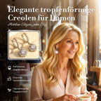 🔥Solange der Vorrat reicht 40 % Rabatt!🎉Elegante tropfenförmige Creolen für Damen