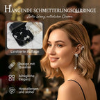 💕Valentinstags Special - 50% Rabatt💕Schlichte Ohrclips mit Schmetterlings- und Blumenmotiv & Quasten – Elegant & bequem. ohne Ohrloch 🌸🦋
