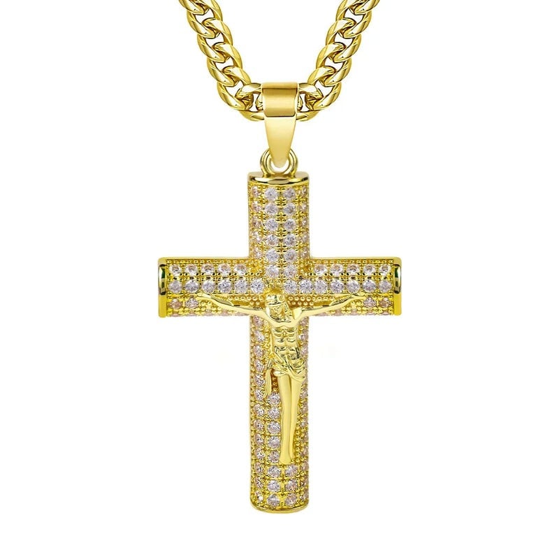 🎁Früher Weihnachts-Hot-Sale – 48% RABATT! 🎅✝️Jesus-Kruzifix-Anhänger-Halskette