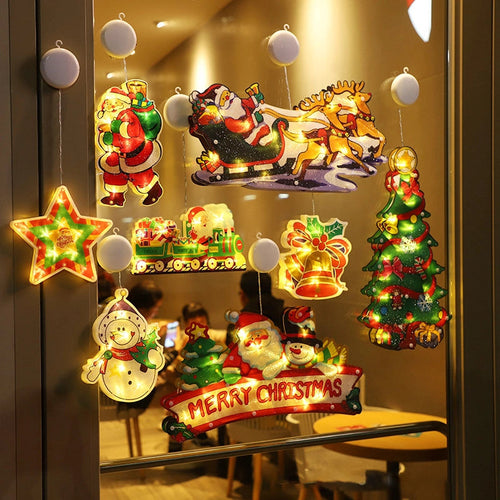 ⛄Weihnachtsvorverkauf🎄 Weihnachts-Fensterlichter💡