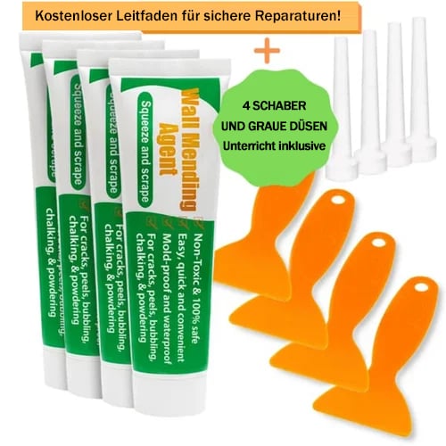 🛠️ KAUFE 2. ERHALTE 1 GRATIS! 🔥 Ungiftiges Mittel zum Ausbessern von Wänden – Füllt Risse & Löcher. Leicht Zu Verarbeiten & Ideal Für Schnelle. Saubere Reparaturen Zu Hause 🏠