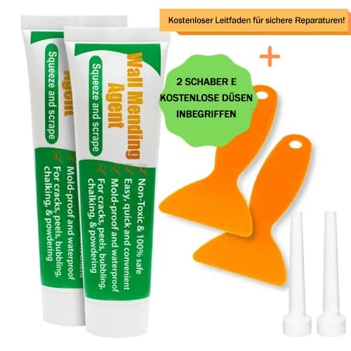 🛠️ KAUFE 2. ERHALTE 1 GRATIS! 🔥 Ungiftiges Mittel zum Ausbessern von Wänden – Füllt Risse & Löcher. Leicht Zu Verarbeiten & Ideal Für Schnelle. Saubere Reparaturen Zu Hause 🏠