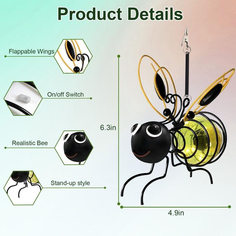 🔥Solange der Vorrat reicht 40 % Rabatt!🐝Solar-Bienenlampe für den Außenbereich