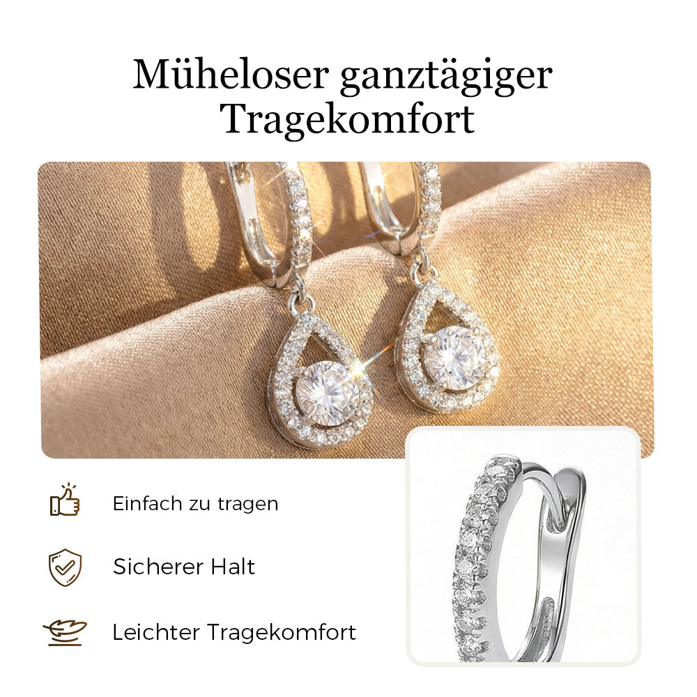 🔥Solange der Vorrat reicht 40 % Rabatt!🎉Elegante tropfenförmige Creolen für Damen