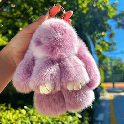 🔥Solange der Vorrat reicht 40 % Rabatt!🎉Handgemachte weiche Bunny PomPom-Anhänger