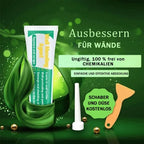 🛠️ KAUFE 2. ERHALTE 1 GRATIS! 🔥 Ungiftiges Mittel zum Ausbessern von Wänden – Füllt Risse & Löcher. Leicht Zu Verarbeiten & Ideal Für Schnelle. Saubere Reparaturen Zu Hause 🏠