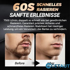 🔥 💦 Scharfer. bartloser. wasserdichter. tragbarer. schnell aufladbarer USB-Rasierer für Herren