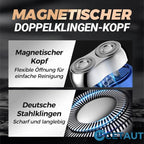 🔥 💦 Scharfer. bartloser. wasserdichter. tragbarer. schnell aufladbarer USB-Rasierer für Herren