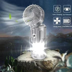 🔥Solange der Vorrat reicht 40 % Rabatt!🎉Tragbare LED-Campinglampe mit Ventilator(Sommer-Sonderangebot)