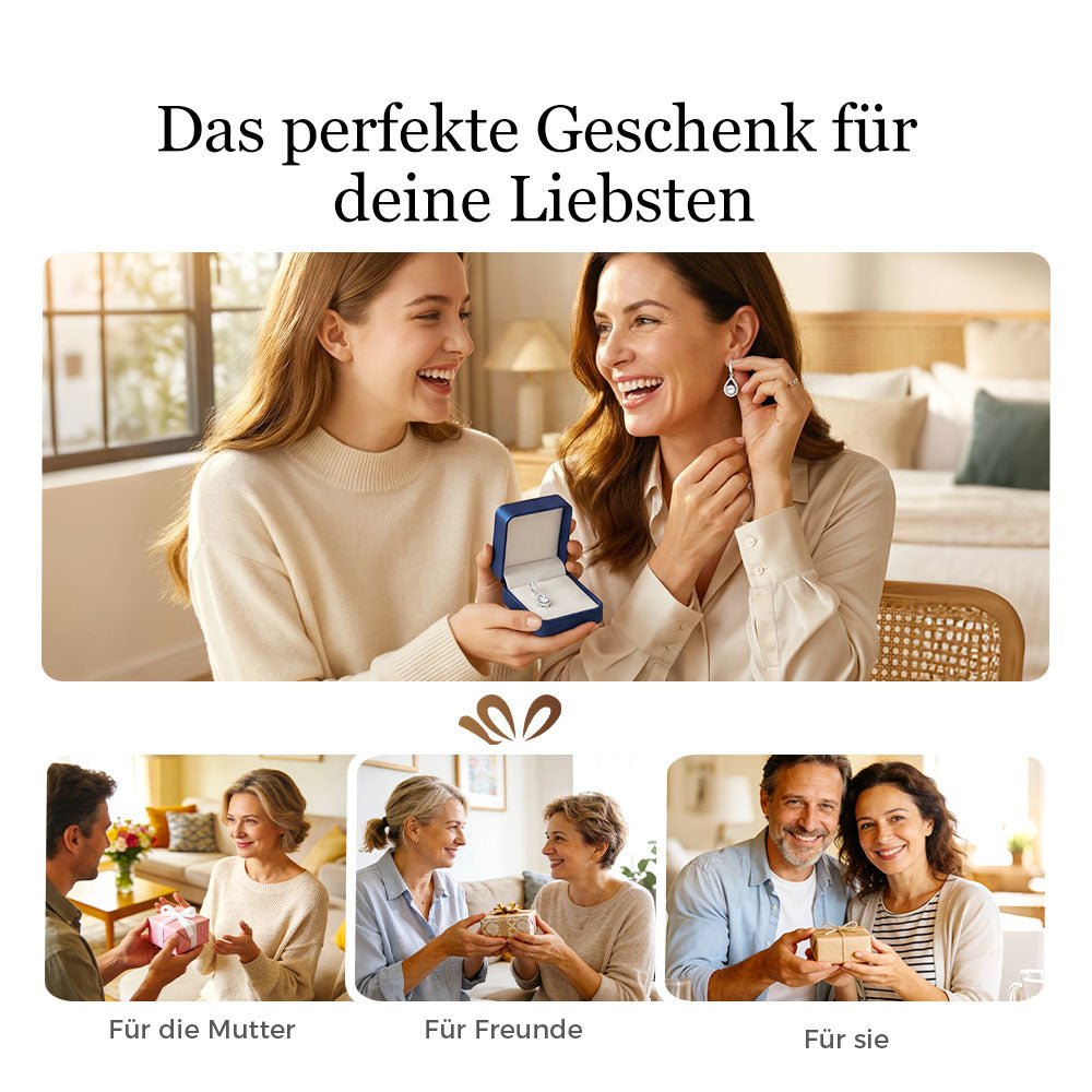 🔥Solange der Vorrat reicht 40 % Rabatt!🎉Elegante tropfenförmige Creolen für Damen