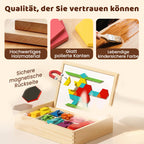 🔥Solange der Vorrat reicht 40 % Rabatt!🎉Magnetisches Puzzlespiel aus Holz mit Motiven