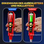 ⚡ 50% RABATT! 🔍 Berührungsloser Spannungsprüfer – AC 12-1000V. LCD-Anzeige mit Beleuchtung & Akustische/Visuelle Warnung 🛡️