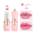 🔥Solange der Vorrat reicht 40 % Rabatt!🎉Kristall-Gelee-Blume Farbwechselnder Lippenstift💄