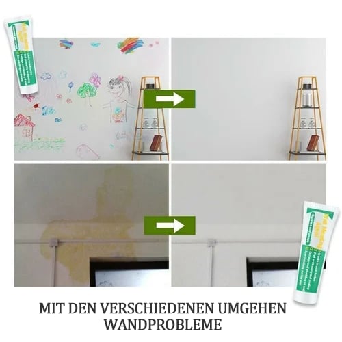 🛠️ KAUFE 2. ERHALTE 1 GRATIS! 🔥 Ungiftiges Mittel zum Ausbessern von Wänden – Füllt Risse & Löcher. Leicht Zu Verarbeiten & Ideal Für Schnelle. Saubere Reparaturen Zu Hause 🏠