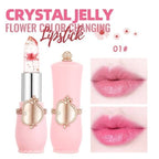 🔥Solange der Vorrat reicht 40 % Rabatt!🎉Kristall-Gelee-Blume Farbwechselnder Lippenstift💄