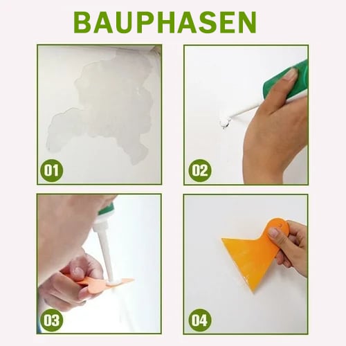 🛠️ KAUFE 2. ERHALTE 1 GRATIS! 🔥 Ungiftiges Mittel zum Ausbessern von Wänden – Füllt Risse & Löcher. Leicht Zu Verarbeiten & Ideal Für Schnelle. Saubere Reparaturen Zu Hause 🏠