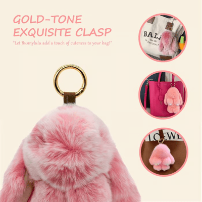 🔥Solange der Vorrat reicht 40 % Rabatt!🎉Handgemachte weiche Bunny PomPom-Anhänger