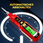 ⚡ 50% RABATT! 🔍 Berührungsloser Spannungsprüfer – AC 12-1000V. LCD-Anzeige mit Beleuchtung & Akustische/Visuelle Warnung 🛡️