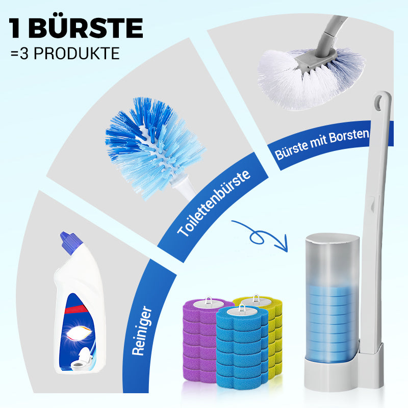 🔥 50 % RABATT! ⏳💥 Toilettenbürsten mit Reinigungsmittel – Sauber & praktisch 🚽🧼