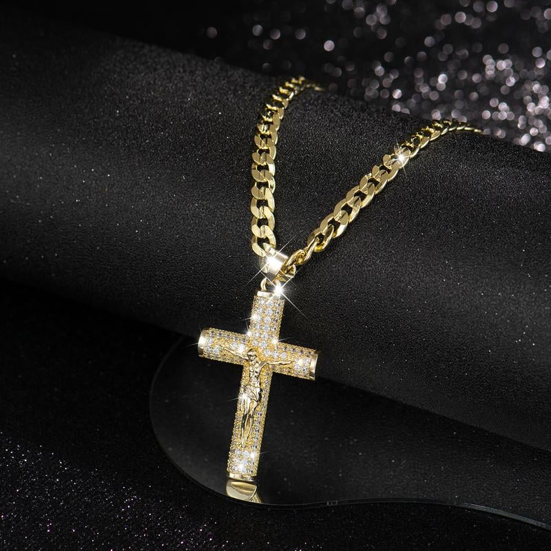 🎁Früher Weihnachts-Hot-Sale – 48% RABATT! 🎅✝️Jesus-Kruzifix-Anhänger-Halskette