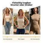 👚 50% RABATT! 🔥 Damen Thermo-Tanktop mit U-Ausschnitt – Integrierter BH. Nahtlos & Perfekt zum Unterziehen 🏃‍♀️