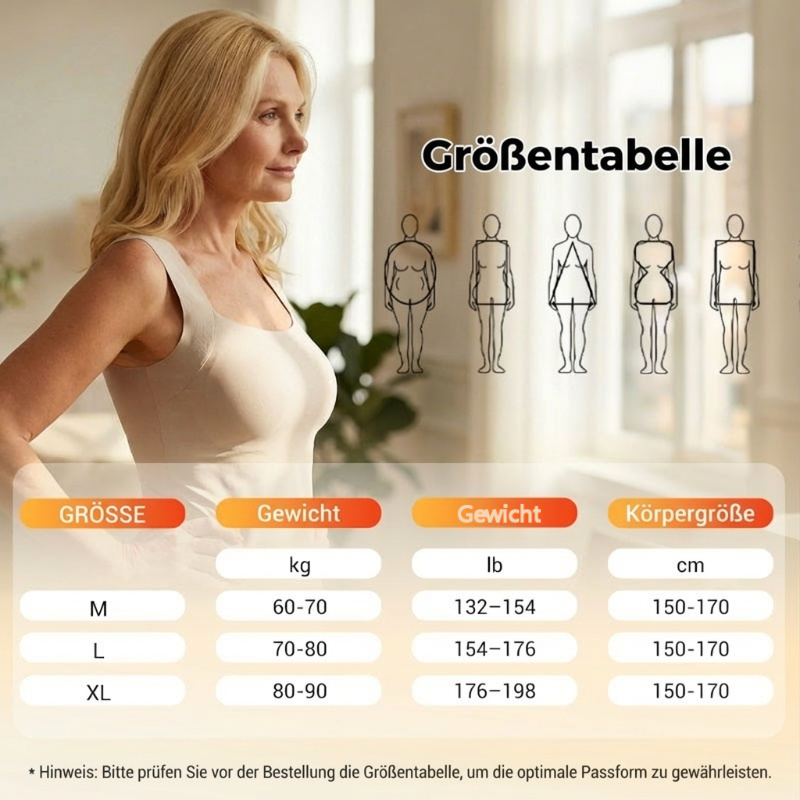 👚 50% RABATT! 🔥 Damen Thermo-Tanktop mit U-Ausschnitt – Integrierter BH. Nahtlos & Perfekt zum Unterziehen 🏃‍♀️