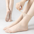 Rutschfeste. Unsichtbare Crystal Silk Socks