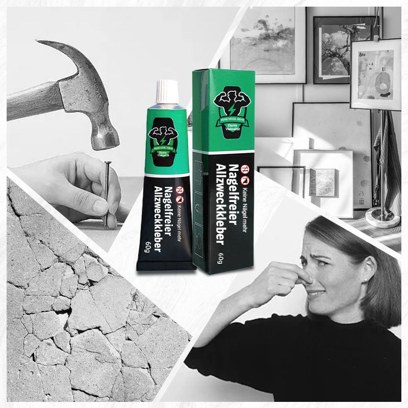 📢48% Rabatt💥Universeller. starker. nagelfreier Kleber. wasserfest und kein Bohren erforderlich
