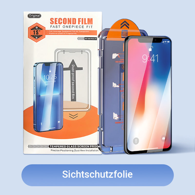 Schutzfolien mit Schablone für iPhone