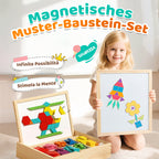 🔥Solange der Vorrat reicht 40 % Rabatt!🎉Magnetisches Puzzlespiel aus Holz mit Motiven