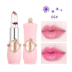 🔥Solange der Vorrat reicht 40 % Rabatt!🎉Kristall-Gelee-Blume Farbwechselnder Lippenstift💄