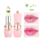 🔥Solange der Vorrat reicht 40 % Rabatt!🎉Kristall-Gelee-Blume Farbwechselnder Lippenstift💄