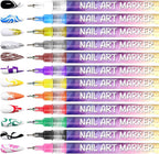 🎨Kreatives Nageldesign-Set mit 12 Farben – geeignet für Nageldesign-Begeisterte jeden Alters