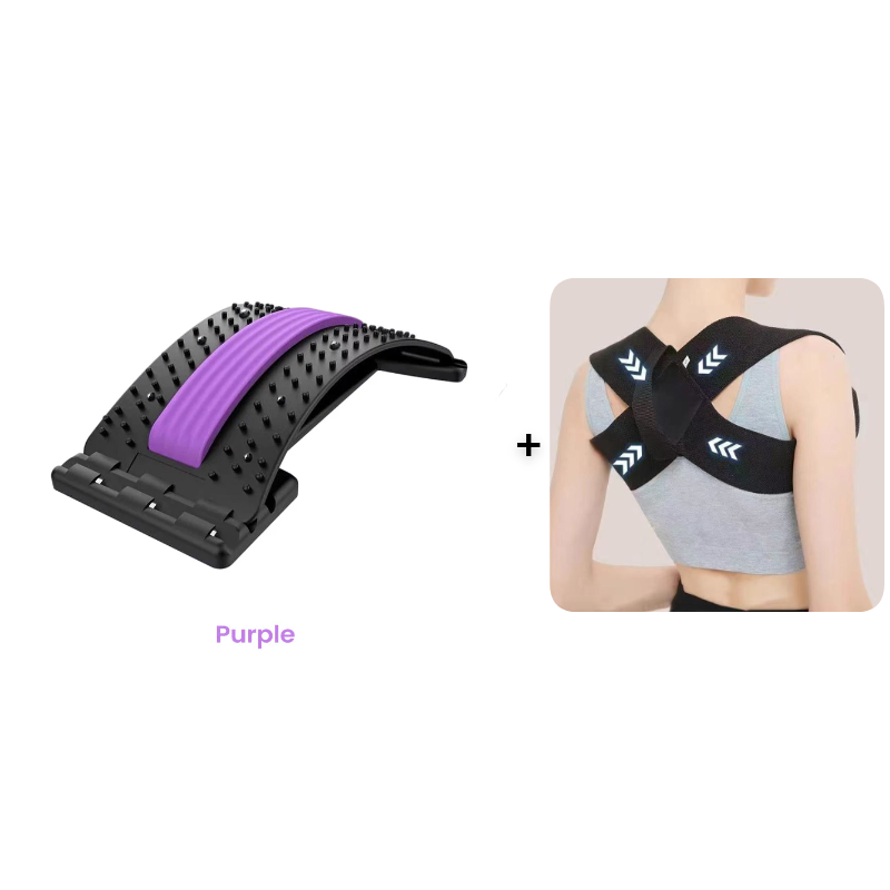 💐 SONDERANGEBOT – 50 % Rabatt! Hochwertiger magnetischer Lendenwirbelstrecker – sanfte Akupunkturmassage. atmungsaktiver Stoff