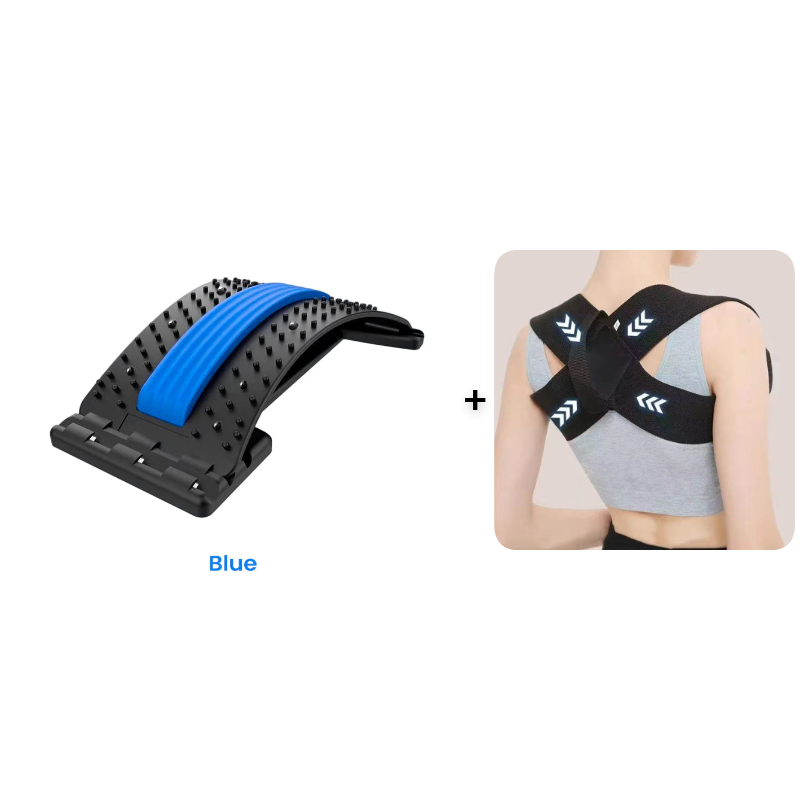 💐 SONDERANGEBOT – 50 % Rabatt! Hochwertiger magnetischer Lendenwirbelstrecker – sanfte Akupunkturmassage. atmungsaktiver Stoff