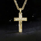 🎁Früher Weihnachts-Hot-Sale – 48% RABATT! 🎅✝️Jesus-Kruzifix-Anhänger-Halskette