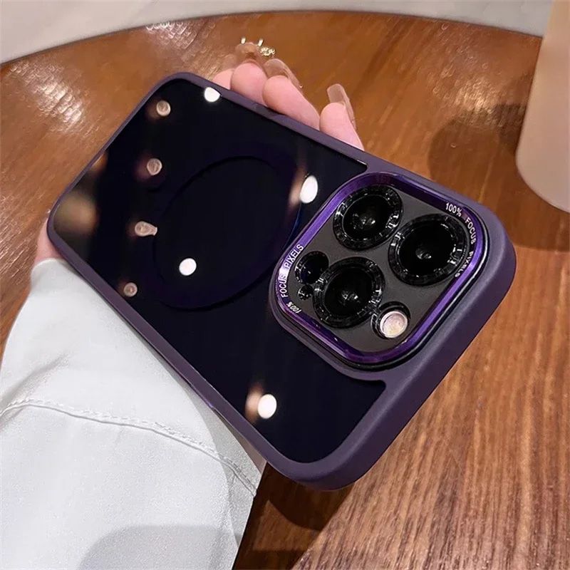 Getönte. stoßfeste. magnetische iPhone-Hülle.📱✨