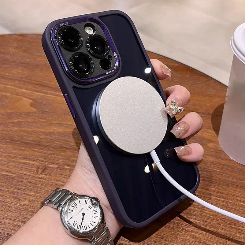 Getönte. stoßfeste. magnetische iPhone-Hülle.📱✨