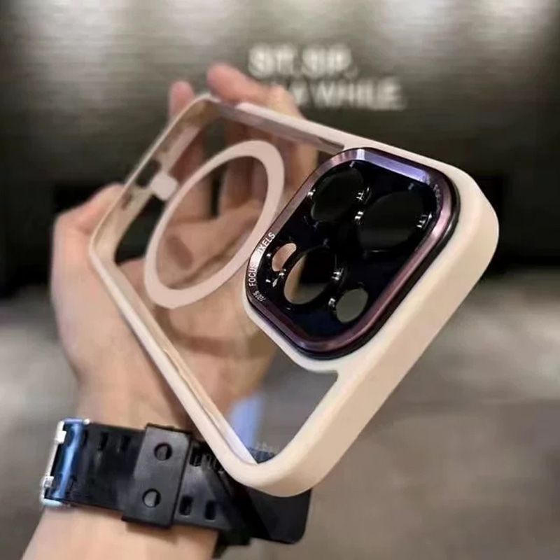 Getönte. stoßfeste. magnetische iPhone-Hülle.📱✨