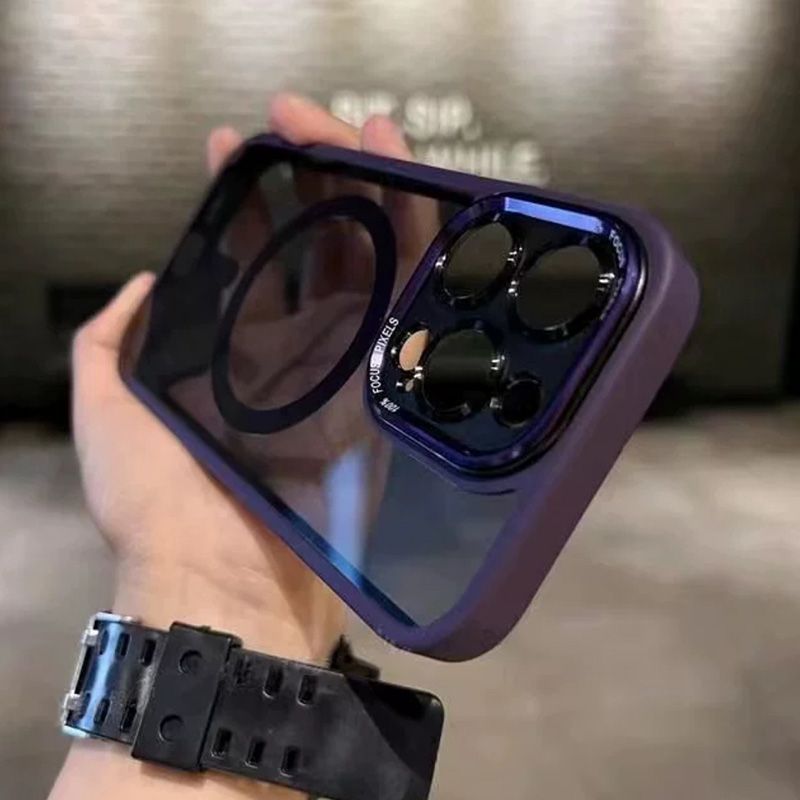 Getönte. stoßfeste. magnetische iPhone-Hülle.📱✨