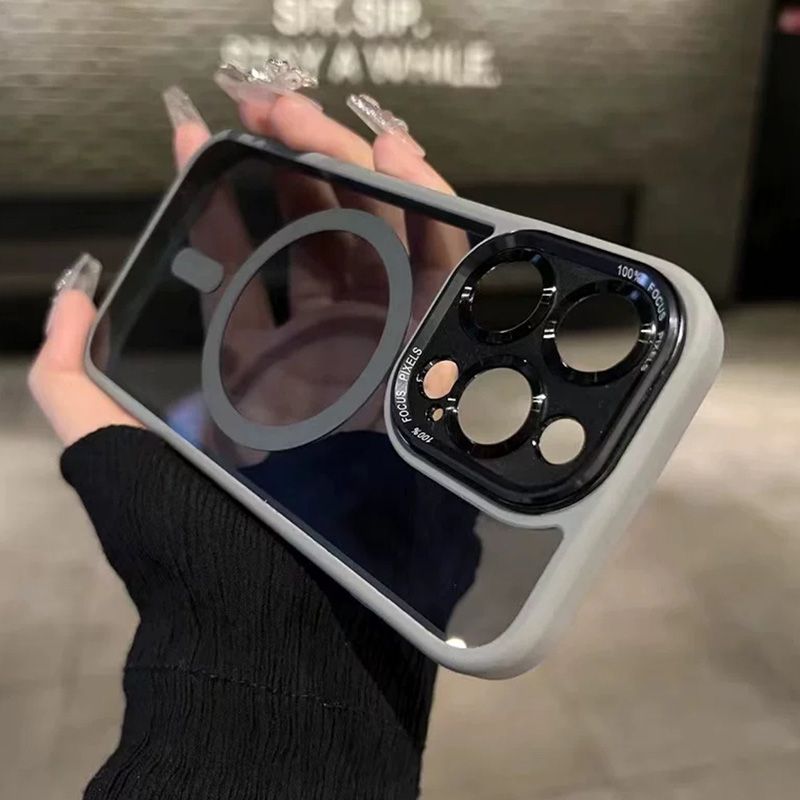 Getönte. stoßfeste. magnetische iPhone-Hülle.📱✨