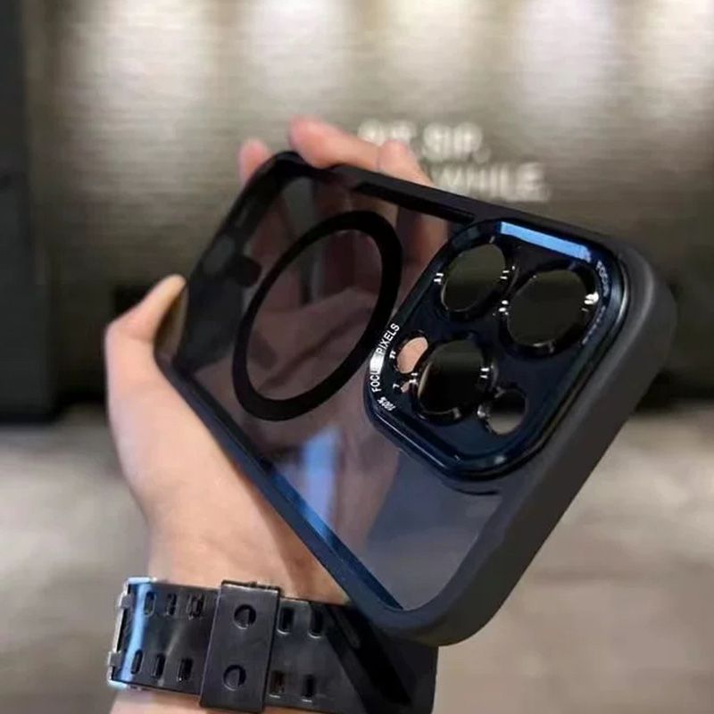 Getönte. stoßfeste. magnetische iPhone-Hülle.📱✨