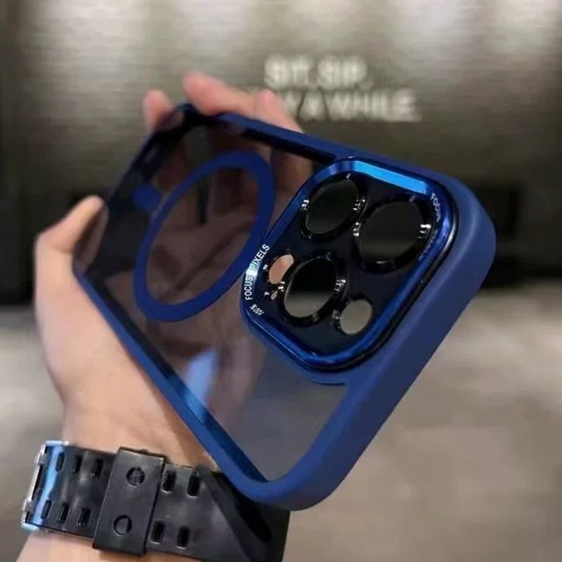 Getönte. stoßfeste. magnetische iPhone-Hülle.📱✨