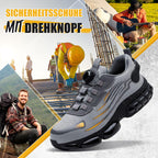 🔥Solange der Vorrat reicht 40 % Rabatt!🎉Schlag- und stichfeste Sicherheitsschuhe mit Drehknopf