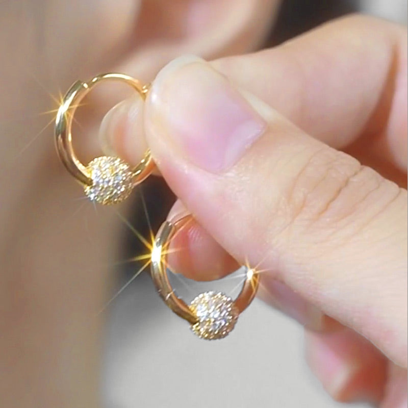 💫 LIMITED-TIME 50% RABATT! 👑 Goldene Kugelohrringe – Zart. Leicht & Zeitlos Elegant ✨