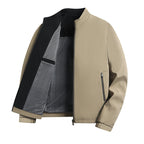 🔥(58 % Rabatt auf den Spotpreis und kostenloser Versand) Herren-Freizeitjacke mit Stehkragen und Reißverschluss