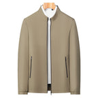 🔥(58 % Rabatt auf den Spotpreis und kostenloser Versand) Herren-Freizeitjacke mit Stehkragen und Reißverschluss